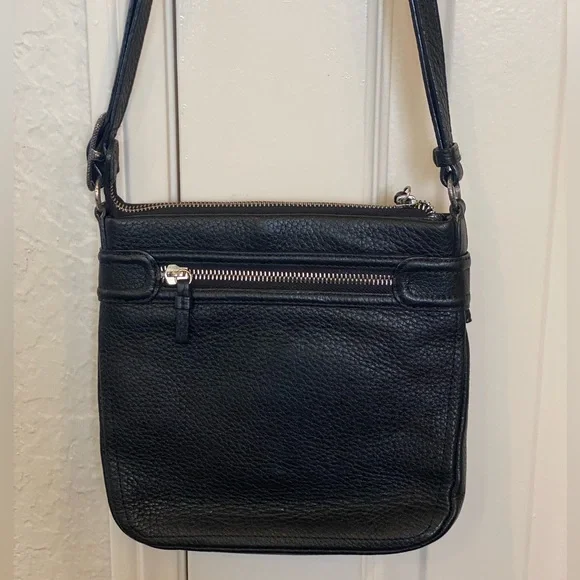 Brighton Crossbody with Ruffle Trim pebbled leather bag - Picture 15 of 15